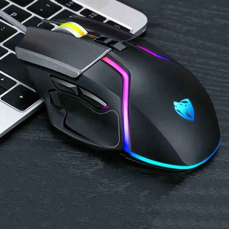 ماوس الألعاب الاحترافي Thunder Wolf V11 القابل للبرمجة
