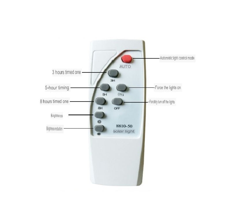 كشاف خارجي LED يعمل بالطاقة الشمسية للحديقة والشارع بقدرة 200 واط