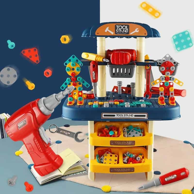 طقم أدوات مزدوجة الجوانب ومتعددة الأستخدام للأطفال